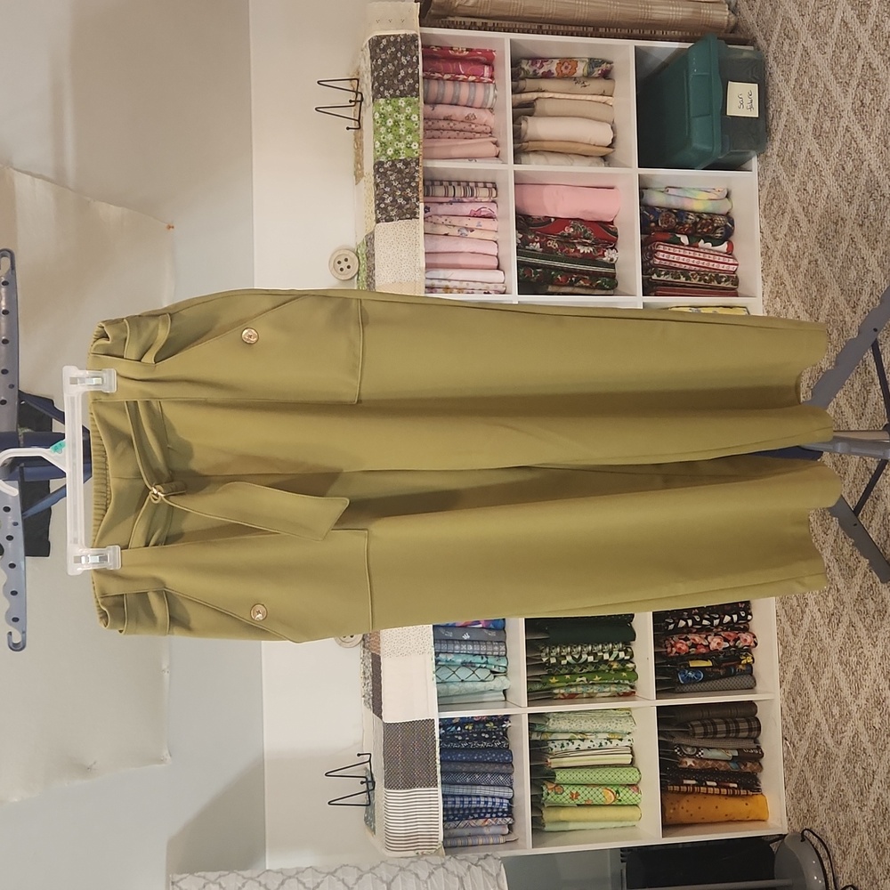 Green trousers